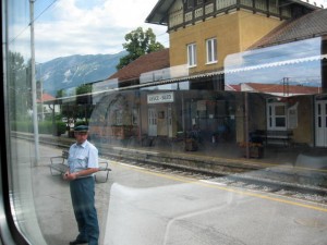 view from Slovenian train