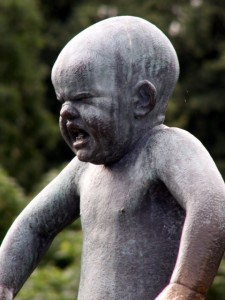 angry baby
