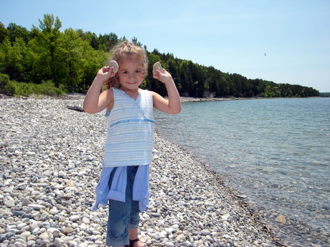 Fayette State Park Beach, Michigan's Upper Peninsula