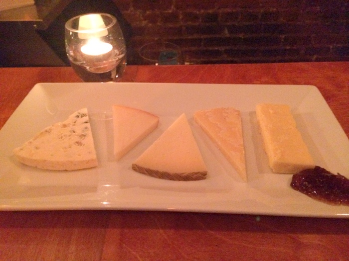 cheese at Wine escape, New York City