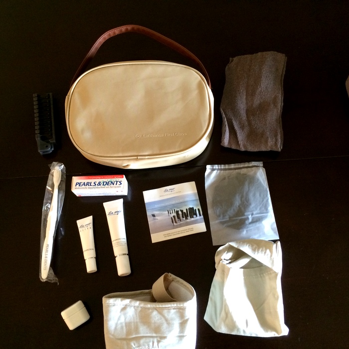Lufthansa first class amenity kit