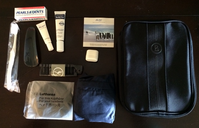 Lufthansa first class amenity kit