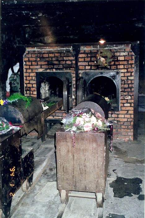 Auschwitz crematorium