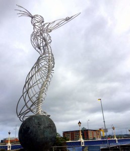 The Thanksgiving Statue, or Beacon of Hope, in Belfast
