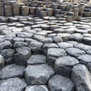 columns and stones at Giant's Causeway, Northern Ireland