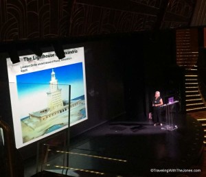 Explorations Speaker Vivianne Rowan, Nieuw Amsterdam transatlantic cruise
