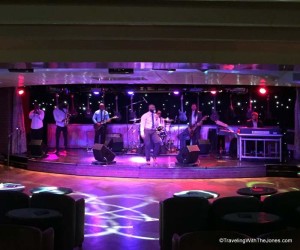 the band, BB King's Blues Club, Nieuw Amsterdam, Holland America Line