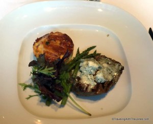 Beef Tenderloin with blue cheese, Pinnacle Grill, Holland America Line, Zuiderdam