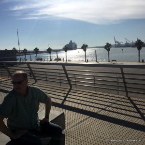 walkway to Port of Alicante, Spain