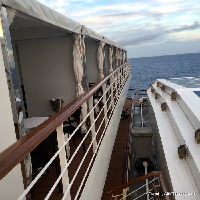 Retreat, Private Cabana Rentals, Zuiderdam, Holland America Line