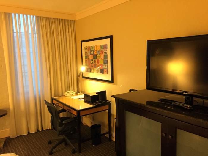 desk and tv, Renaissance New Orleans Arts Hotel