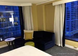corner of room 2602, Renaissance Chicago Downtown Hotel