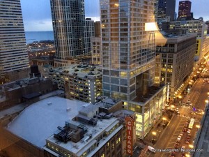 view from room 2602, Renaissance Chicago Downtown Hotel