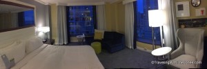pano view, room 2602, Renaissance Chicago Downtown Hotel