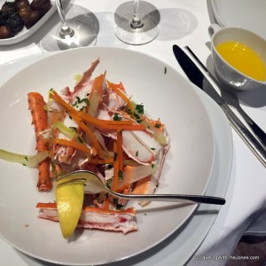 Alaska king crab legs, Pinnacle Grill, Zuiderdam, Holland America Line