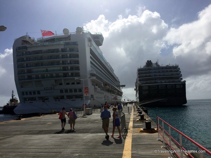 size comparison, Zuiderdam, Holland America
