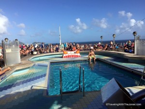 Seaview pool, Zuiderdam, Holland America Line