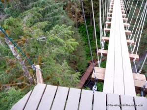 suspension bridge, Rainforest Canopy & Zipline Expedition – Ketchikan, Alaska