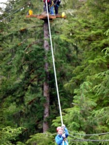 zipping fast, Rainforest Canopy & Zipline Expedition – Ketchikan, Alaska