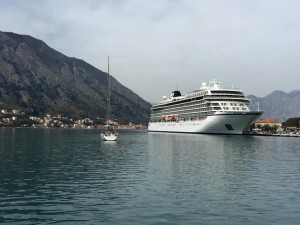 the Viking Star in Kotor, Montenegro
