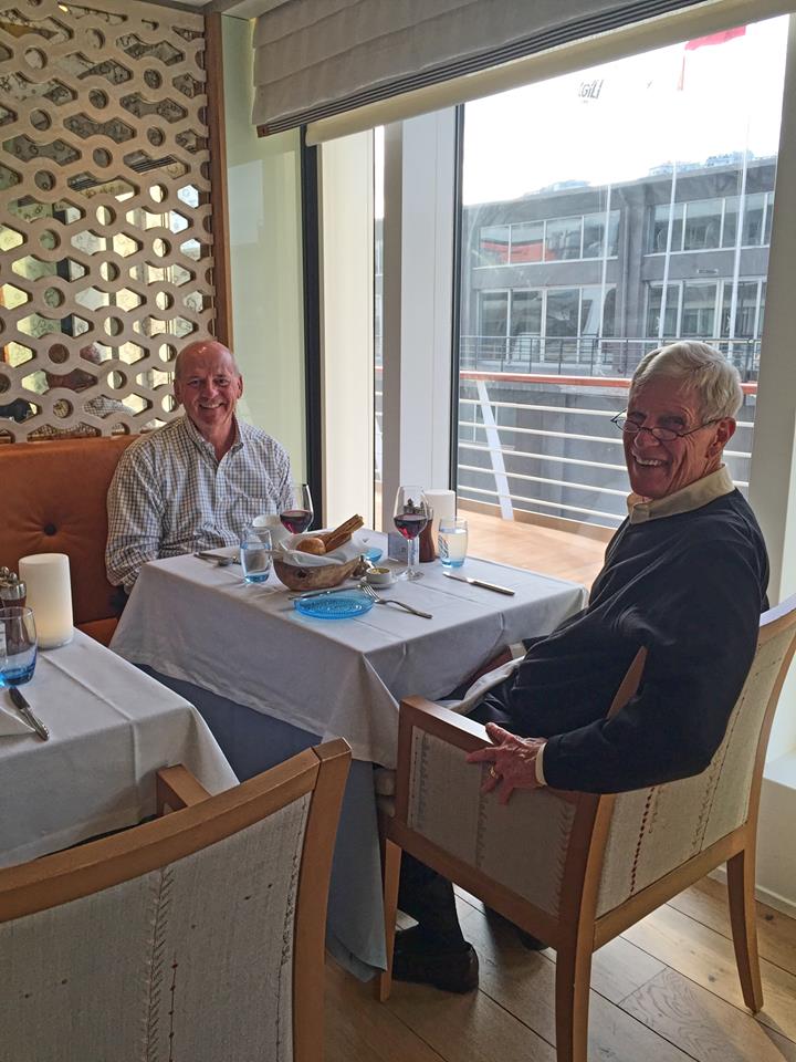 Dinner in The Restaurant, Viking Star cruise ship