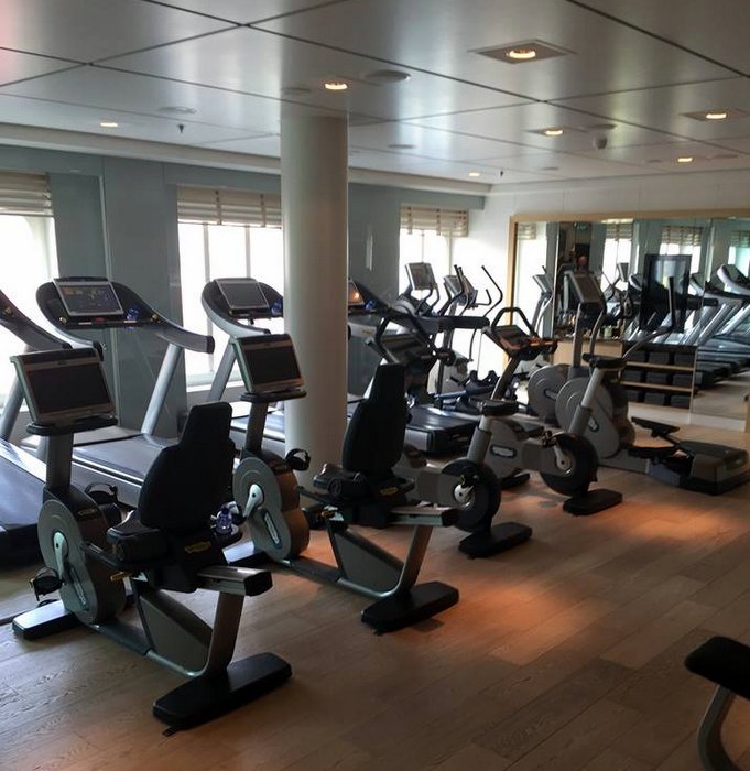 fitness center, Viking Star cruise ship