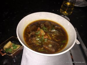 beef noodle soup, Lobby Lounge, Taipei Marriott hotel