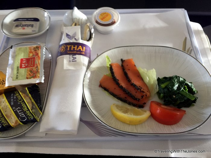1st course, Thai Airways Royal Silk, ICN-TPE