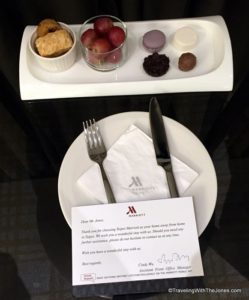 welcome gift, Taipei Marriott hotel, Taiwan