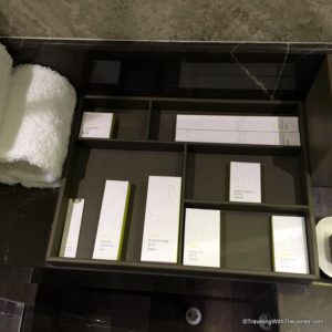 bathroom amenities, Room 1824, Taipei Marriott hotel, Taiwan