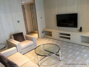 living room, Suite 829, Taipei Marriott, Tiawan