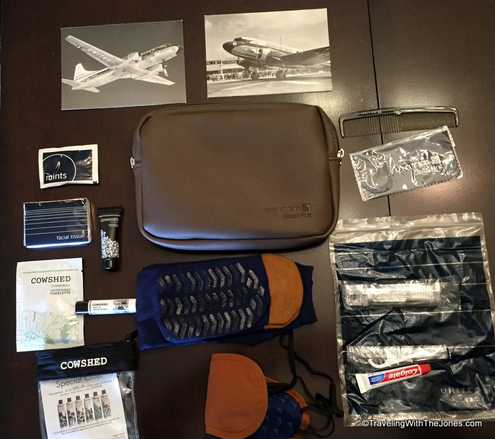 contents- United Global First Amenity Kit