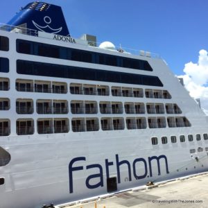 fathom Adonia cruise ship in Miami