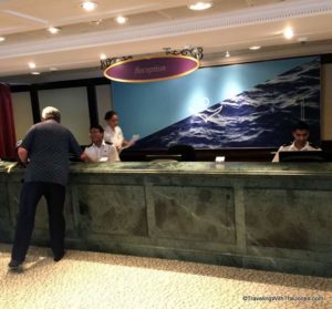 reception, Adonia cruise ship, fathom