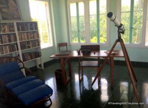 writing room at the top of the Tower, Finca La Vigía, the Ernest Hemingway Museum, Cuba