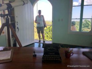 view from inside the Tower, Finca La Vigía, the Ernest Hemingway Museum, Cuba