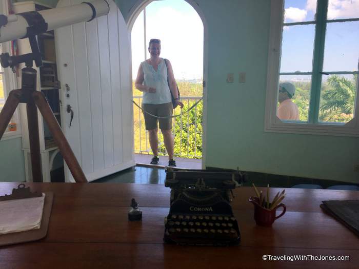 view from inside the Tower, Finca La Vigía, the Ernest Hemingway Museum, Cuba