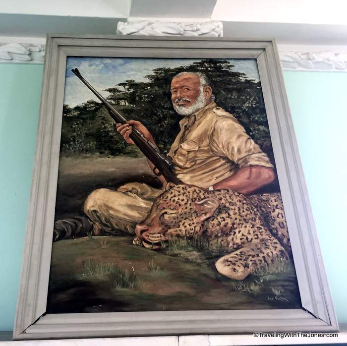 painting at the top of the Tower, Finca La Vigía, the Ernest Hemingway Museum, Cuba