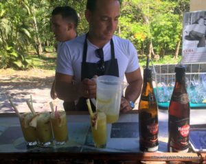 outdoor bar at Finca Vigia Hemingway Casa, San Francisco de Paula, Cuba