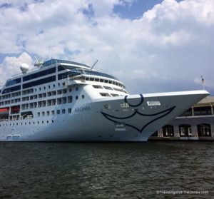 Fathom Adonia cruise ship in Havana, Cuba