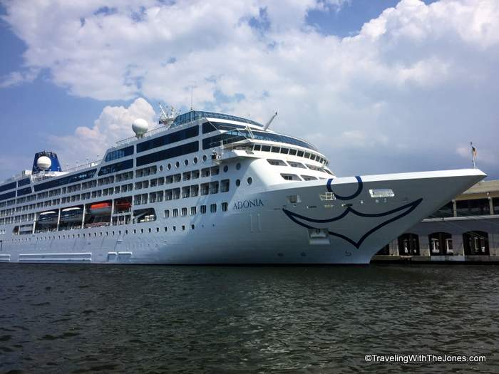 fathom Adonia cruise ship docked in Havana, Cuba