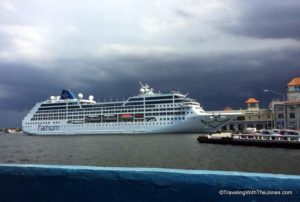 fathom Adonia cruise ship in Havana, Cuba