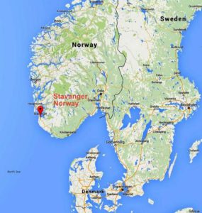 Stavanger, Norway map