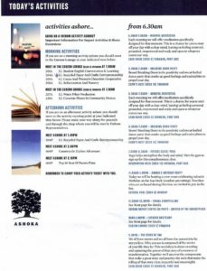 fathom DR daily program, day 4 (morning schedule)