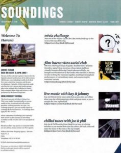 Day 3, Fathom cruise to Cuba daily program (front cover)