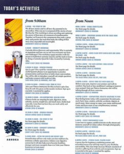 Fathom Cuba cruise daily program, day 2, morning