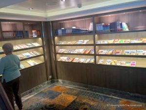library, Deck 12 Observation Deck, Koningsdam, Holland America Line