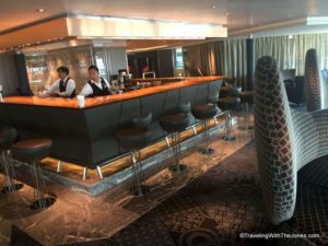 bar, Crow's Nest, Deck 12 Observation Deck, Koningsdam, Holland America Line