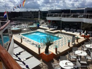 sea view pool, Koningsdam, Holland America Line