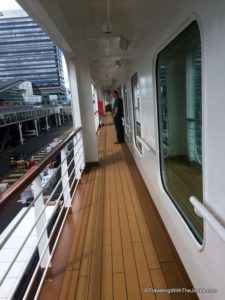 narrow section, Promenade, ms Koningsdam, Holland America Line